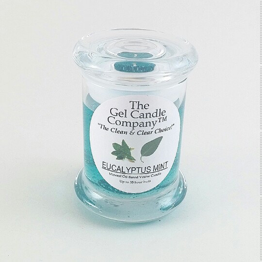 Eucalyptus Mint Scented Gel Candle Votive